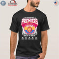 Afl Grand Final Premiers Brisbane Lions 2025 Back To Back Shirt