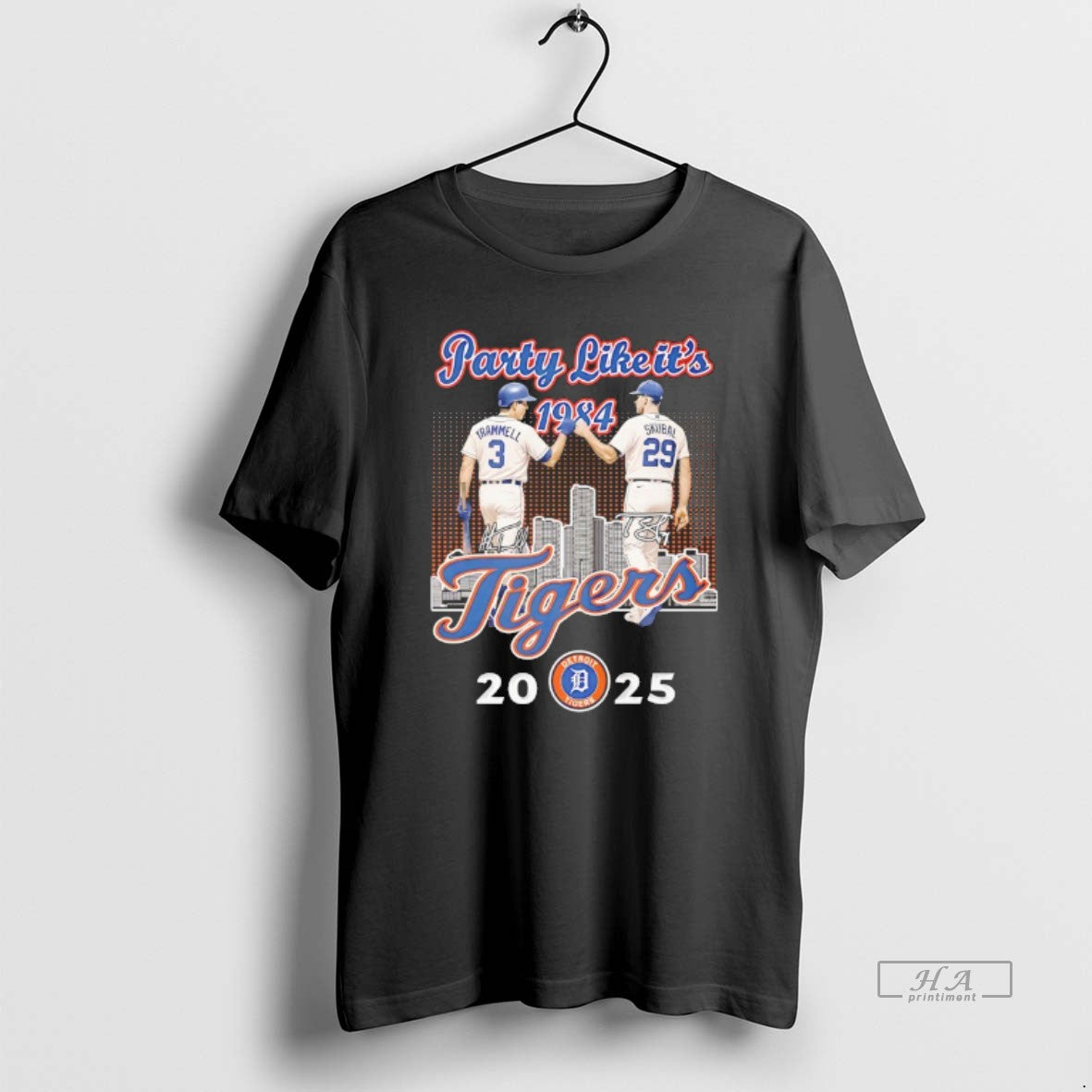 Official Alan Trammell And Tarik Skubal Detroit Tigers 2025 Party Like Its 1984 Fist Bump T-Shirts, Hoodie, Sweatshirt