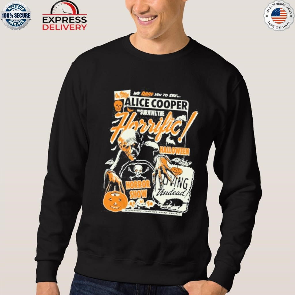 Alice Cooper Horrific Halloween Horror Shirt
