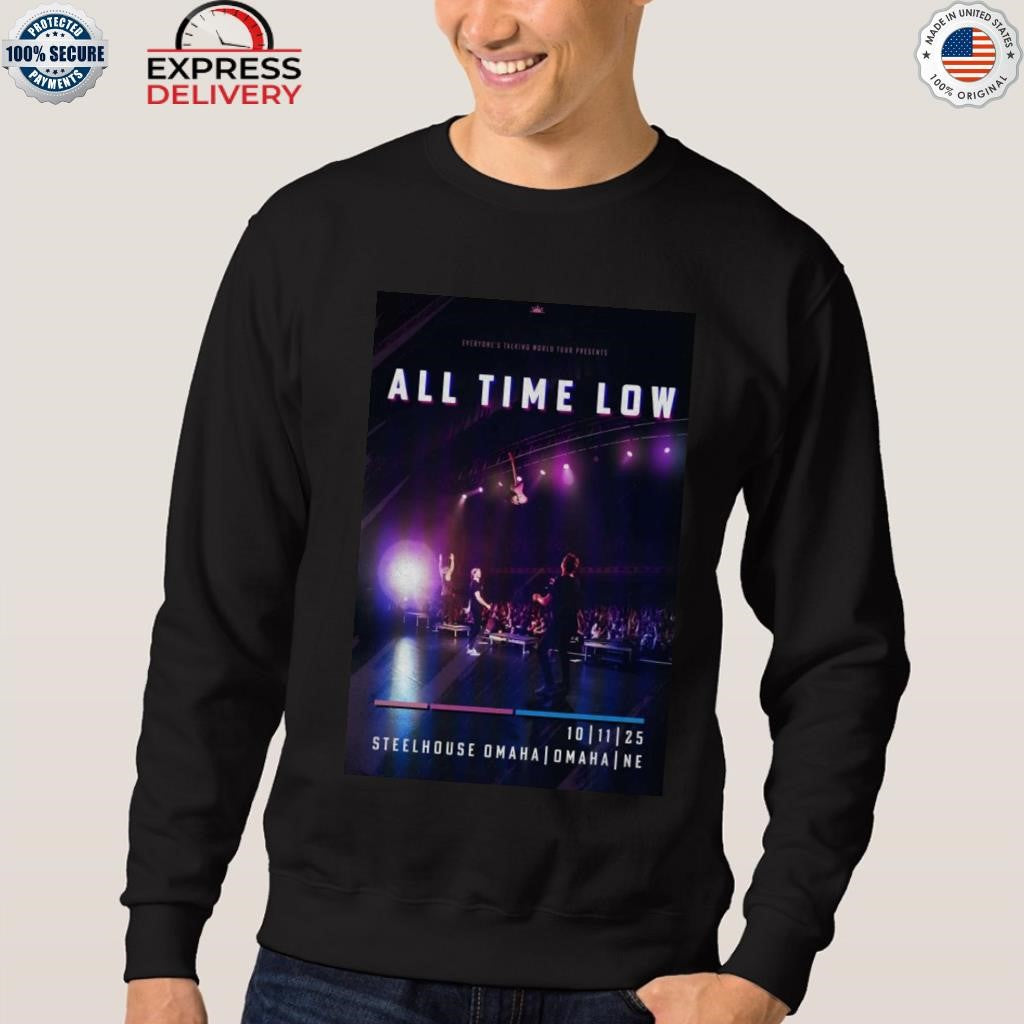 All Time Low Omaha, NE October 11 2025 Shirt