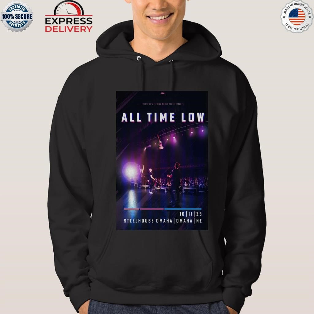 All Time Low Omaha, NE October 11 2025 Shirt