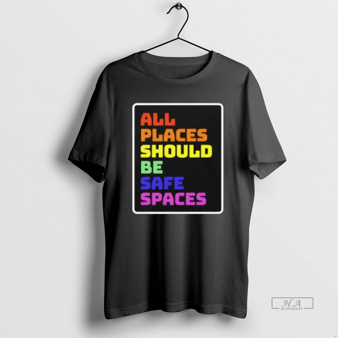 Official All Places Should Be Safe Spaces Vintage T-Shirts, Hoodie, Sweatshirt | InkRitualCo.com