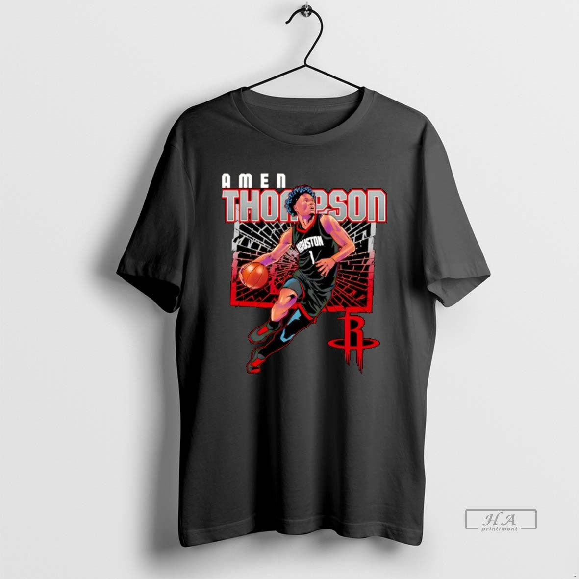 Official Amen Thompson Houston Rockets Shattered Christmas T-Shirts, Hoodie, Sweatshirt | InkRitualCo.com
