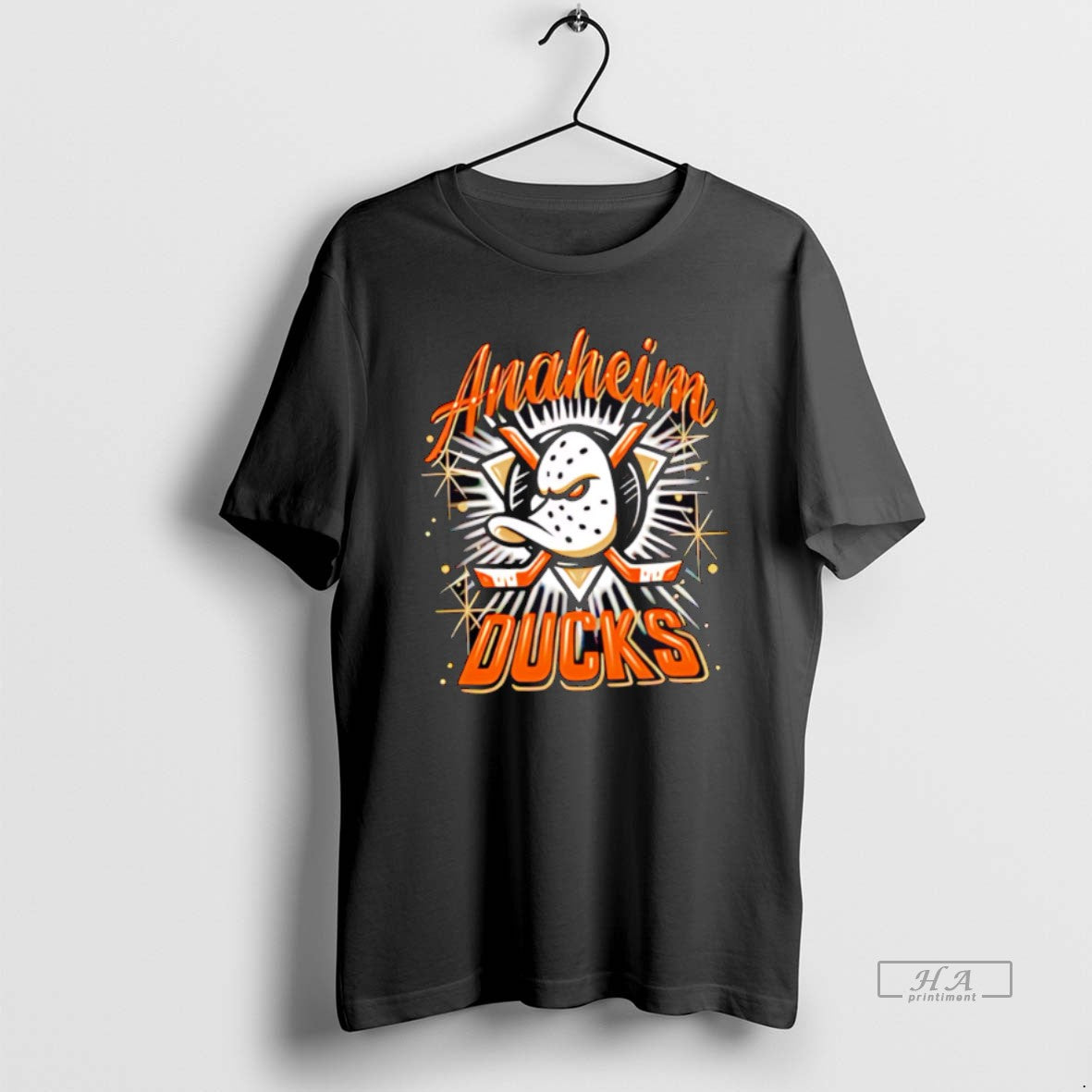 Official Anaheim Ducks Spray On Logo Style T-Shirts, Hoodie, Sweatshirt | InkRitualCo.com