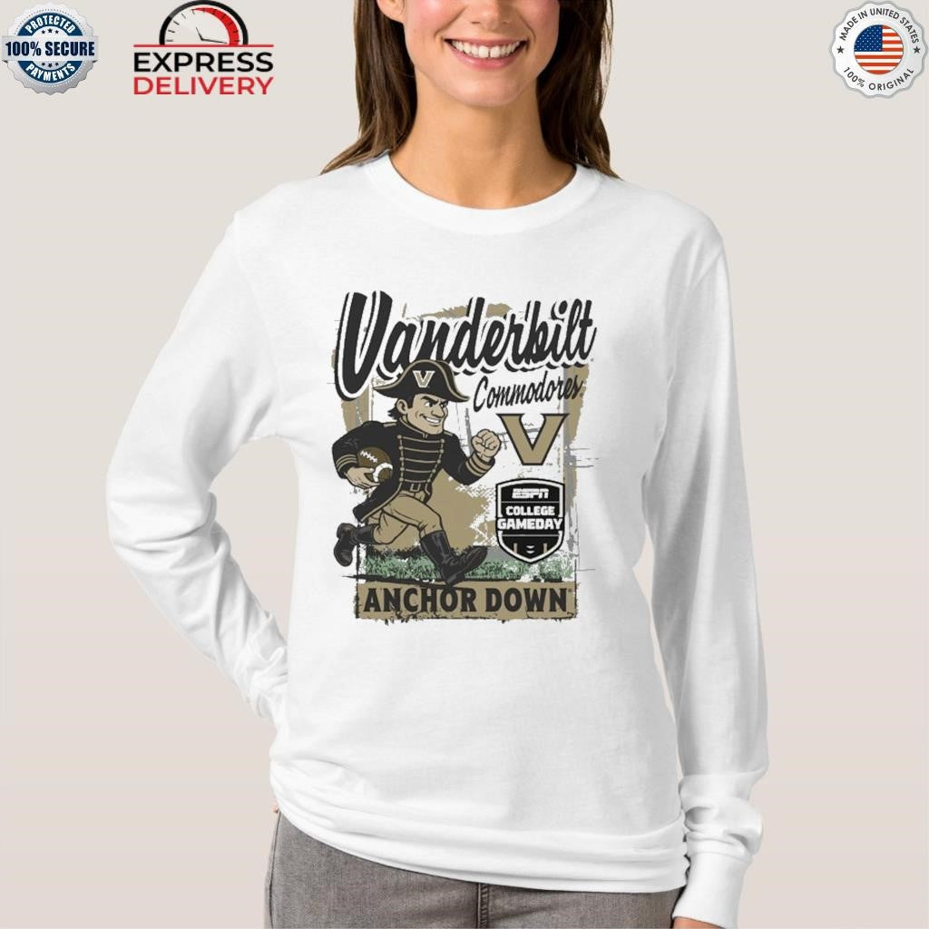 Anchor Down Vanderbilt Commodores Shirt