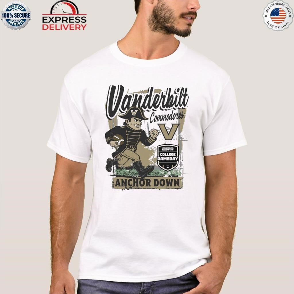 Anchor Down Vanderbilt Commodores Shirt
