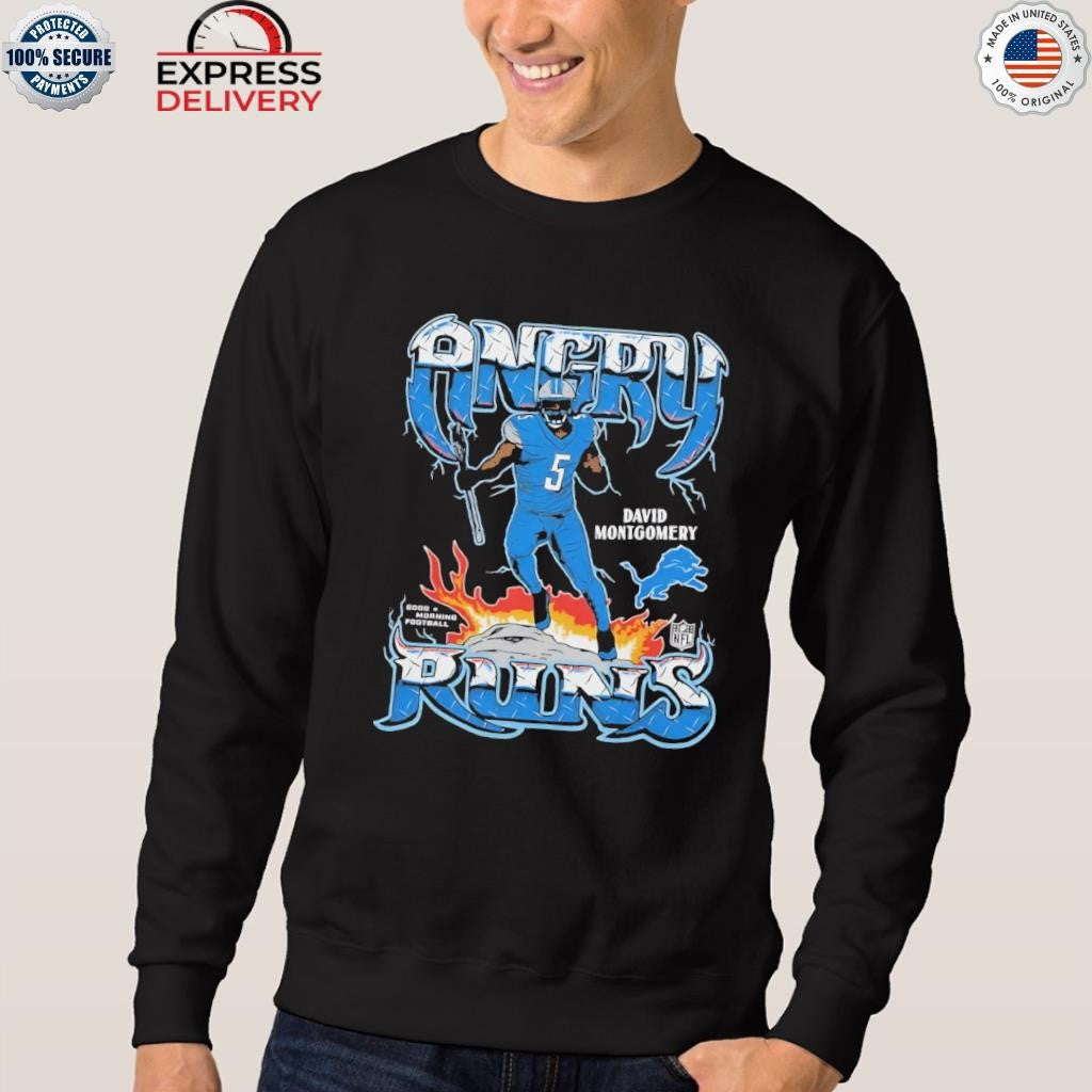 Angry Runs Lions David Montgomery Shirt