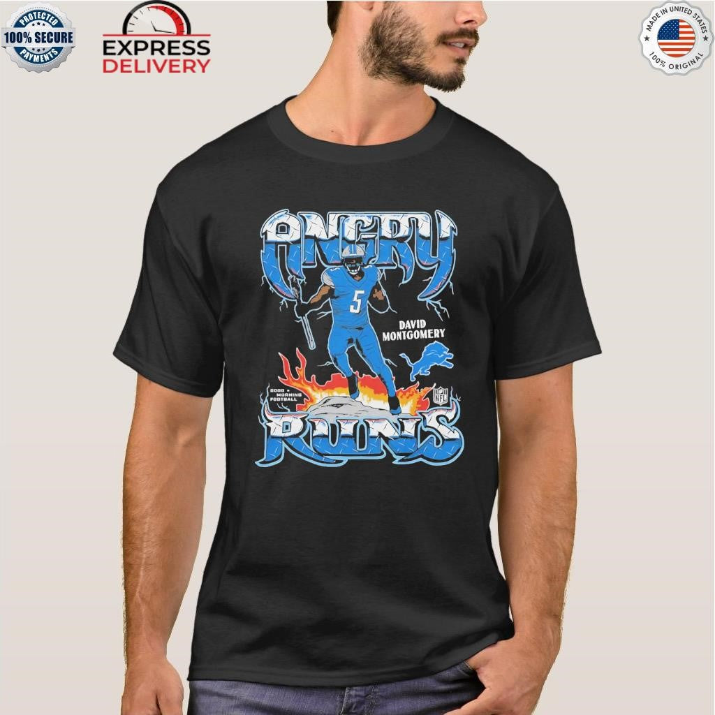 Angry Runs Lions David Montgomery Shirt