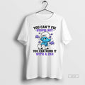 Official Angry Smurfs You Cant Fix Stupid But You Can Numb It With A 2x4 T-Shirts, Hoodie, Sweatshirt | InkRitualCo.com