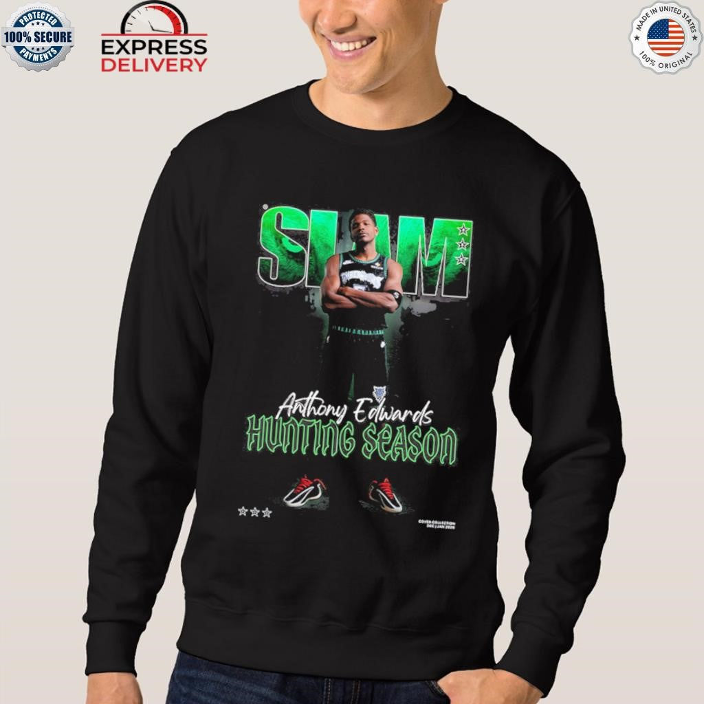 Anthony Edwards Minnesota Timberwolves SLAM Cover Shirt