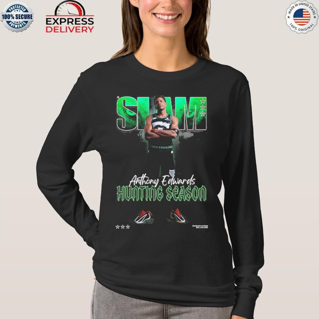Anthony Edwards Minnesota Timberwolves SLAM Cover Shirt