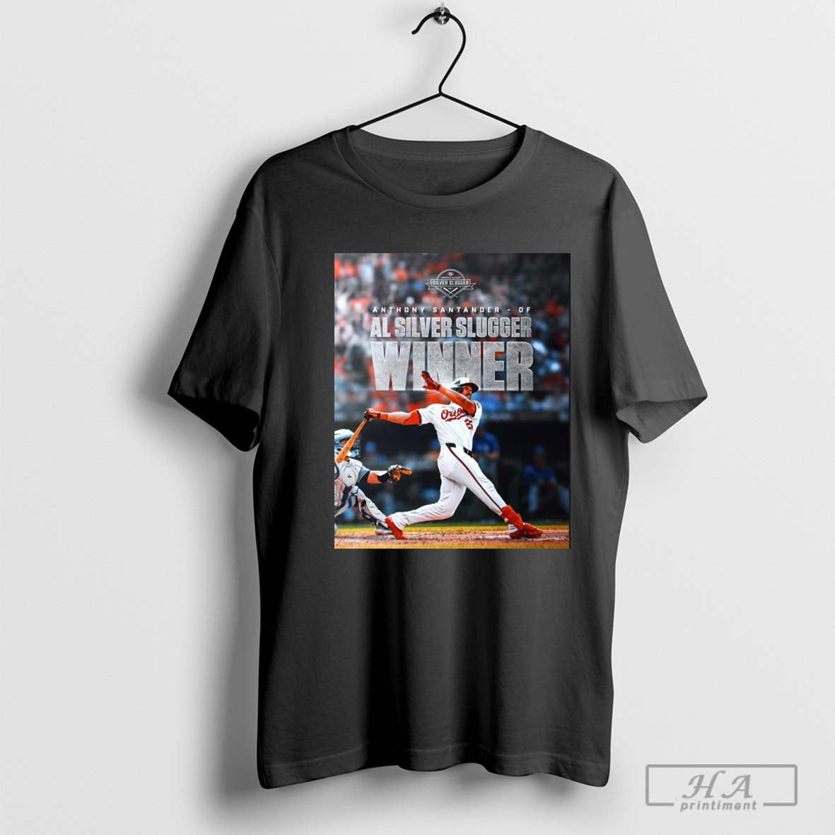 Official Anthony Santander Baltimore Orioles Mlb 2024 Al Silver Slugger Award Winner T-Shirts, Hoodie, Sweatshirt