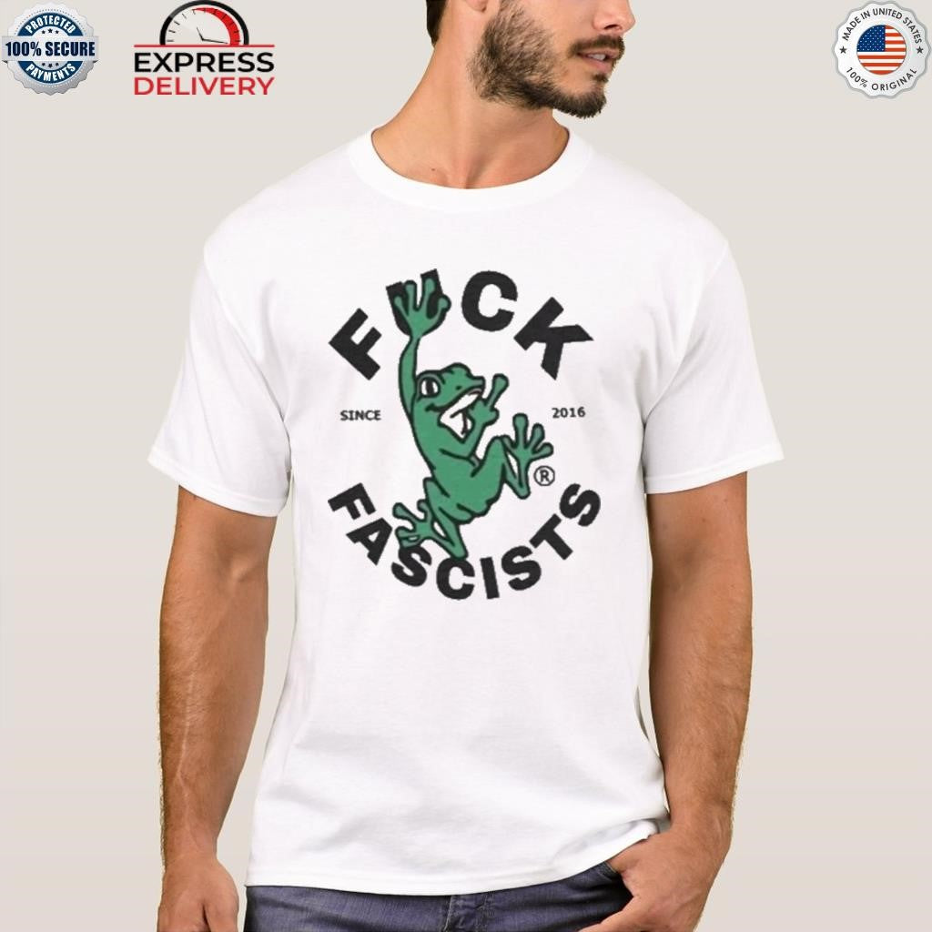 Anti Fascist Fuck Fascist Frog Shirt