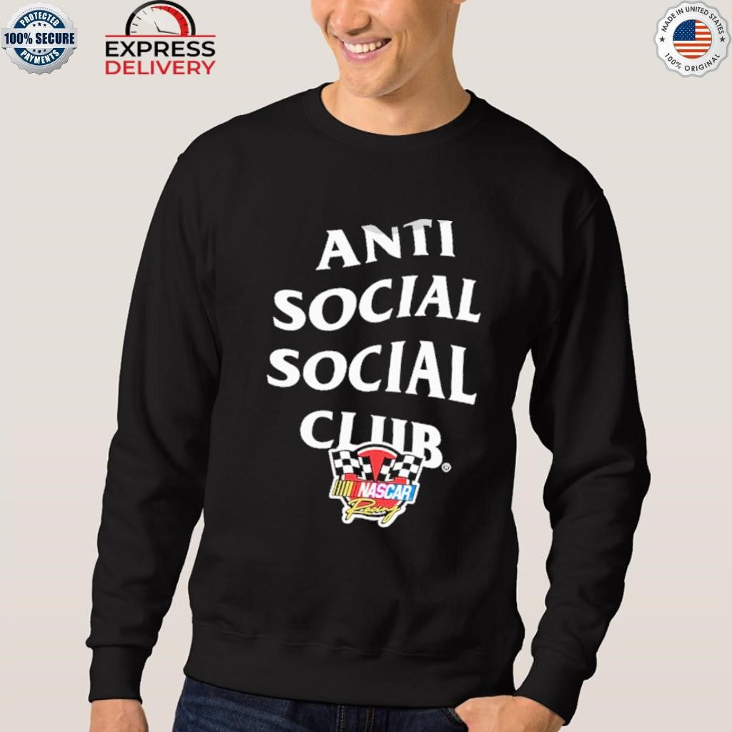 Anti Social Social Club x NASCAR Black Motorsport Shirt