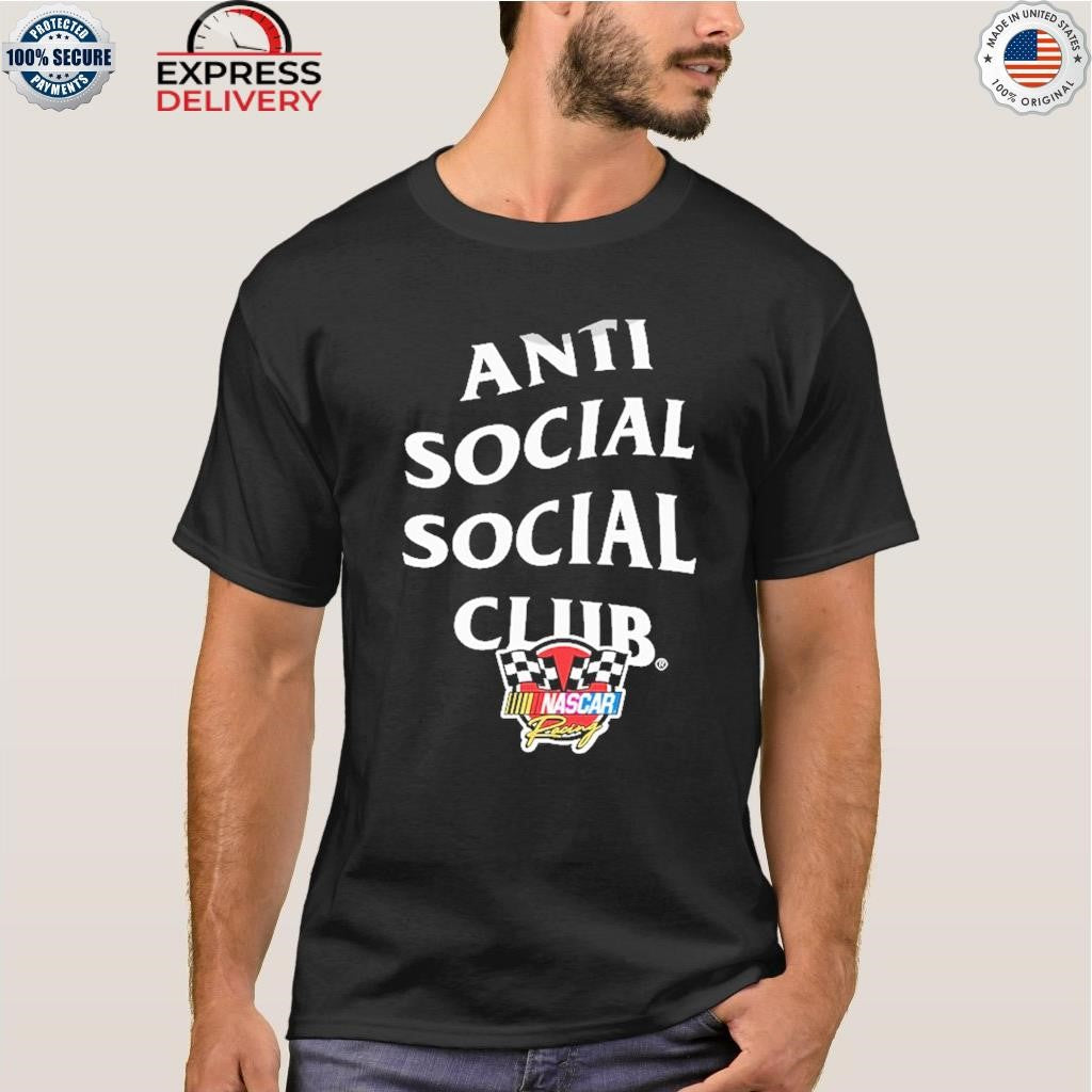 Anti Social Social Club x NASCAR Black Motorsport Shirt