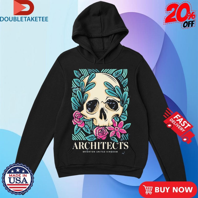 Architects Brighton United Kingdom Floral Skull Shirts