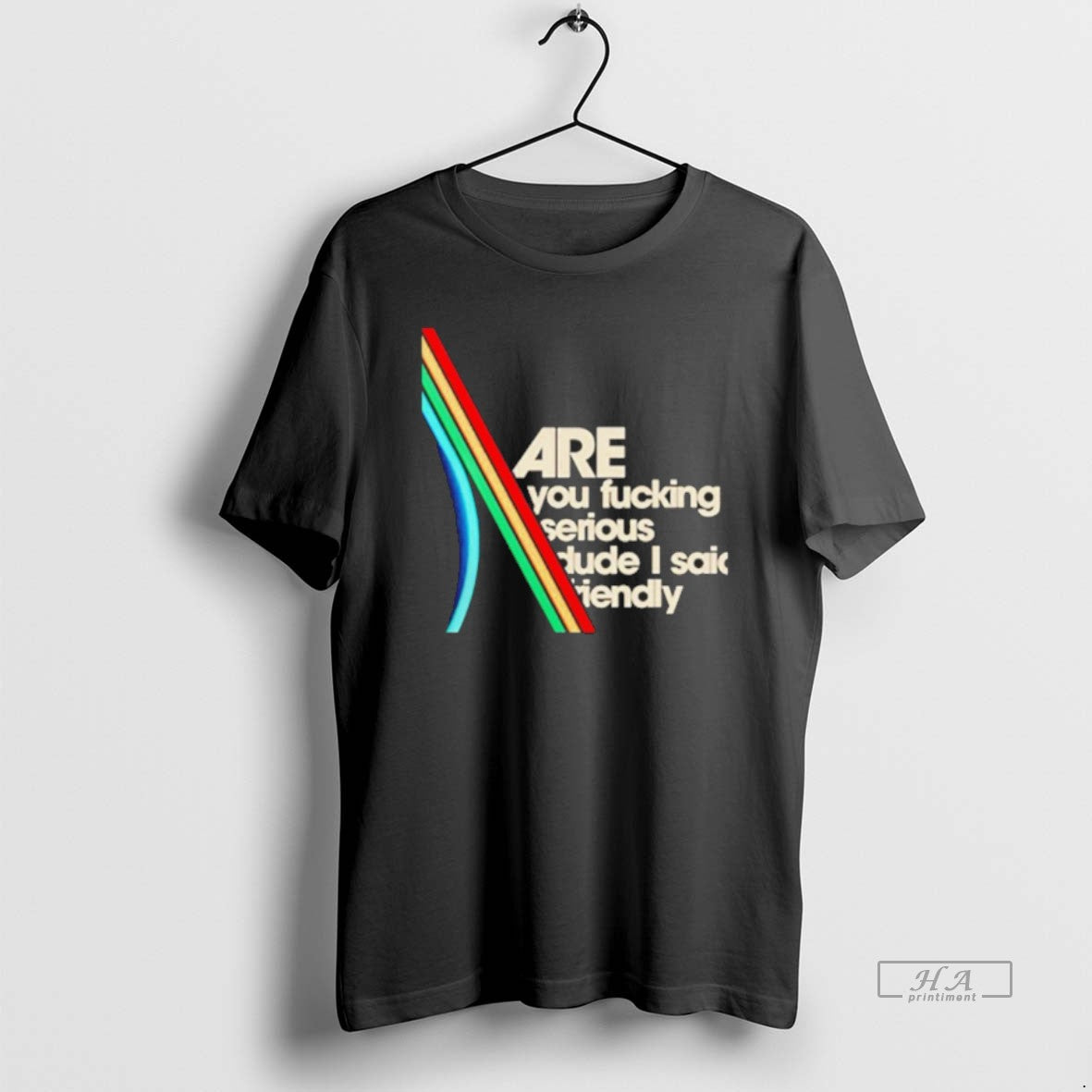 Official Are You Fucking Serious Dude I Said Friendly T-Shirts, Hoodie, Sweatshirt