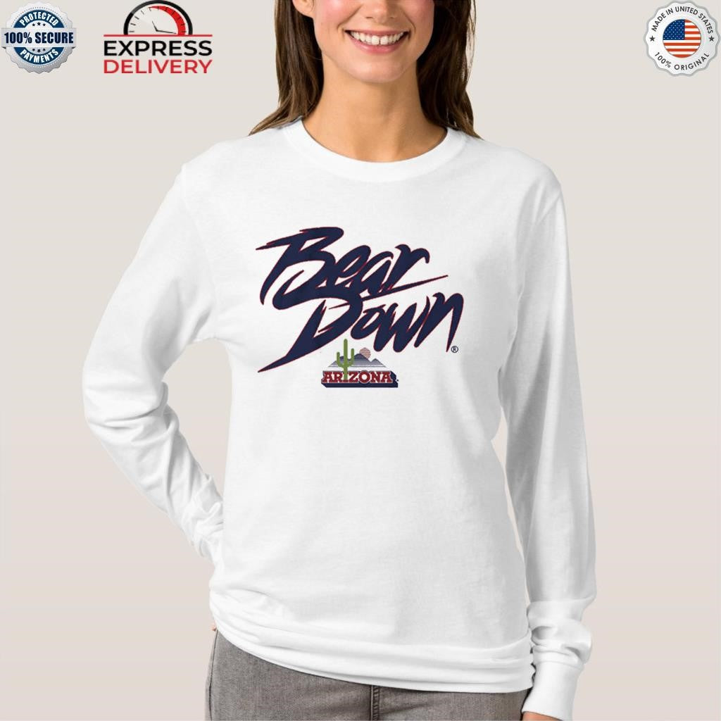 Arizona Wildcats Bear Down Cactus Logo Shirt