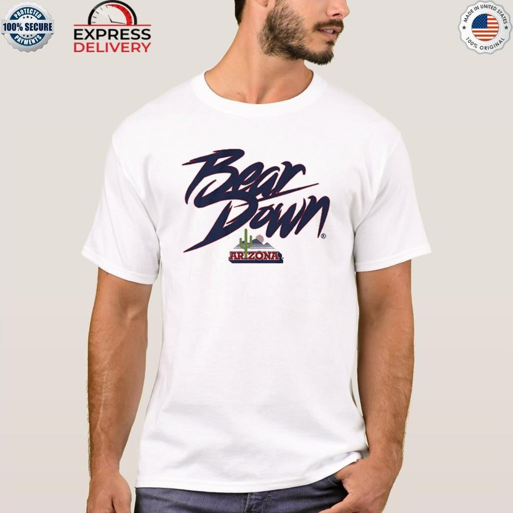Arizona Wildcats Bear Down Cactus Logo Shirt