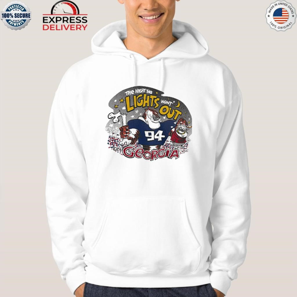 Auburn Tigers The Night The Lights Went Out Georgia Shirt