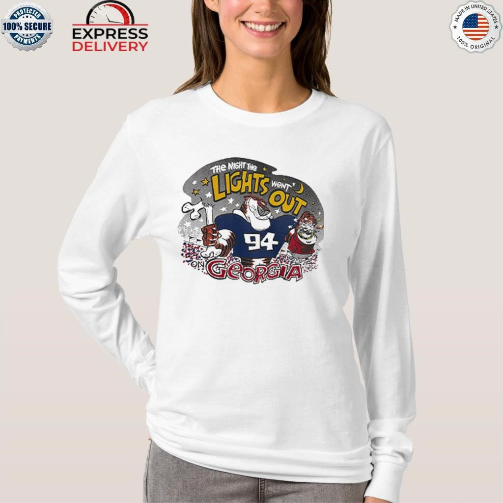 Auburn Tigers The Night The Lights Went Out Georgia Shirt