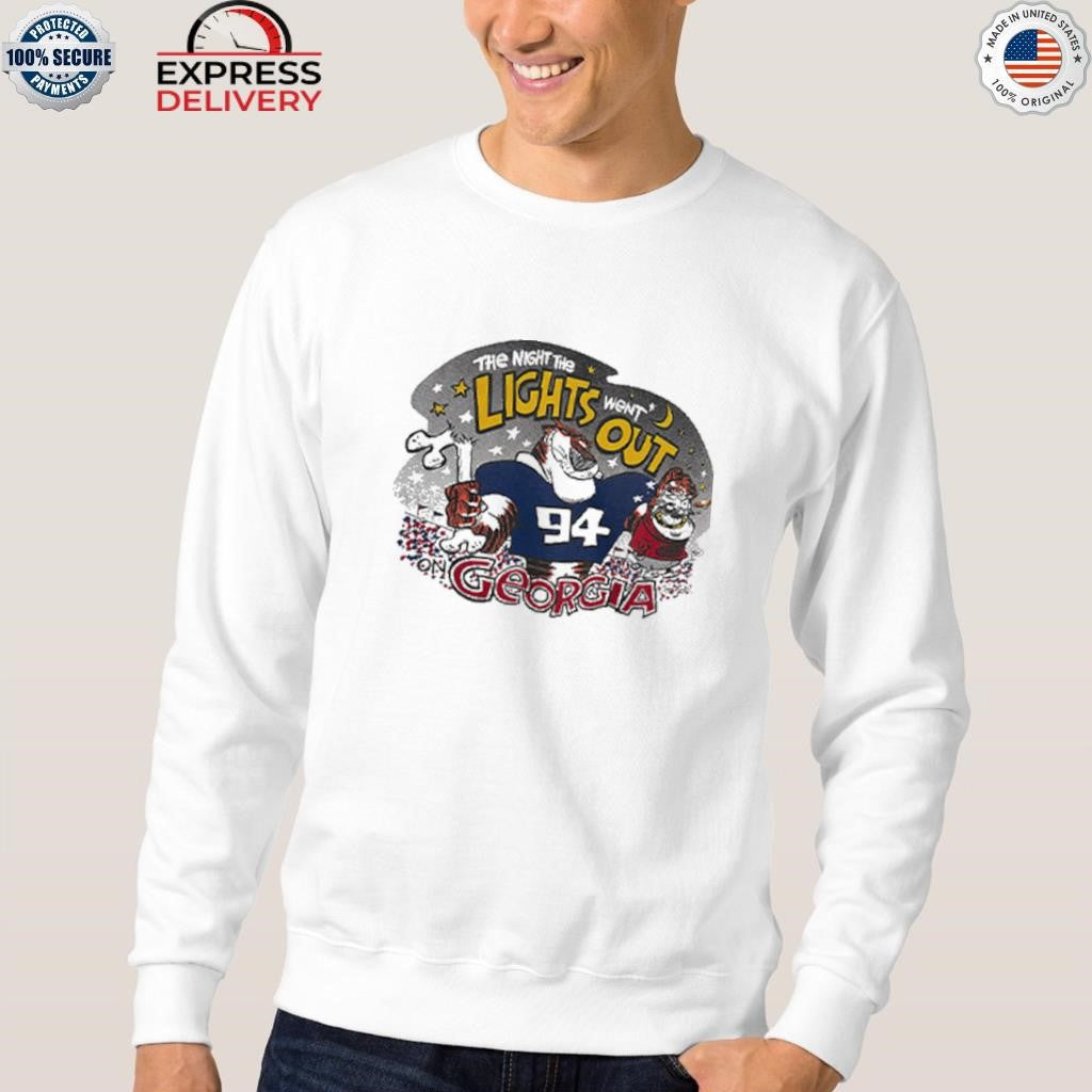 Auburn Tigers The Night The Lights Went Out Georgia Shirt