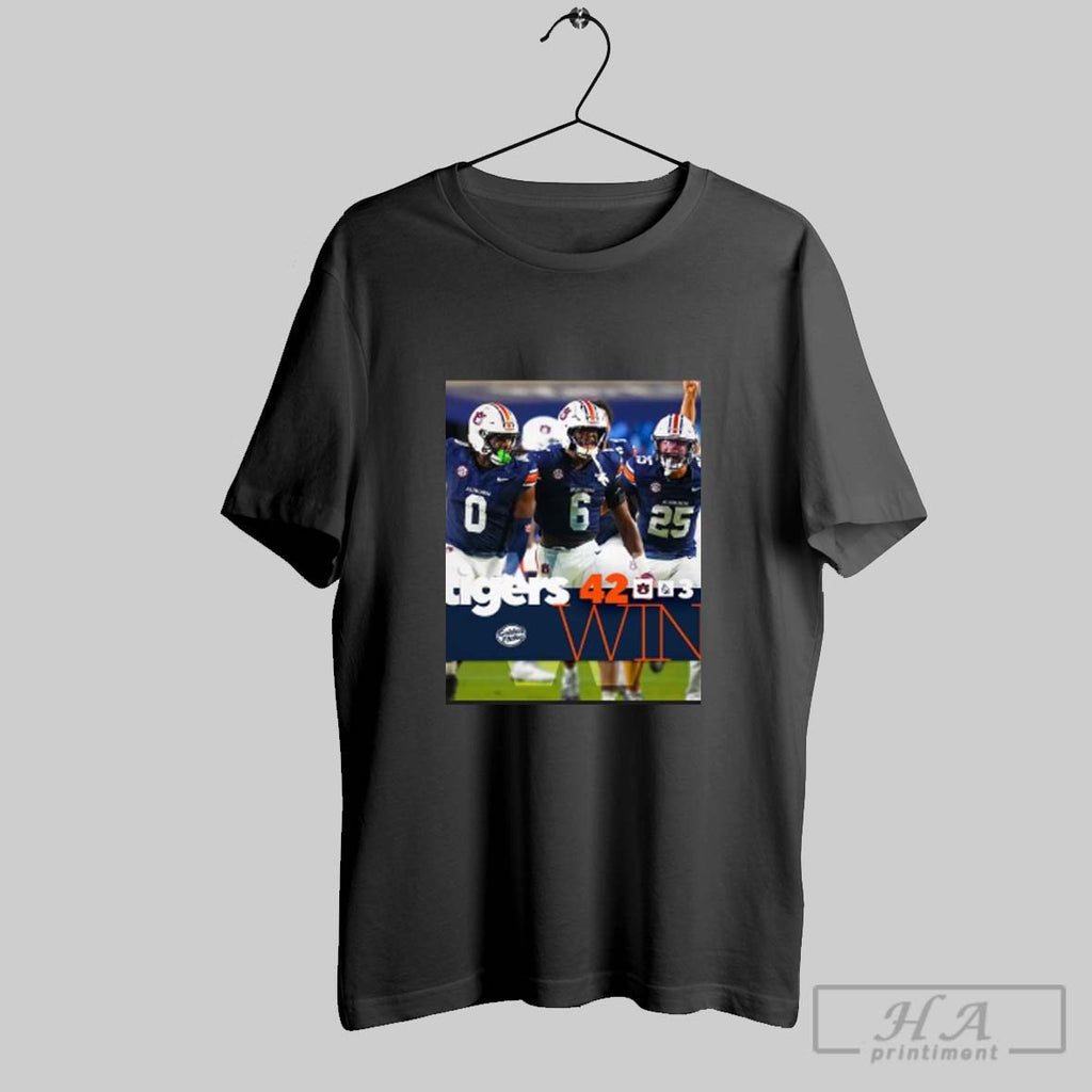 Official Auburn Tigers Win 42 3 Ball State Poster T-Shirts, Hoodie, Sweatshirt | InkRitualCo.com