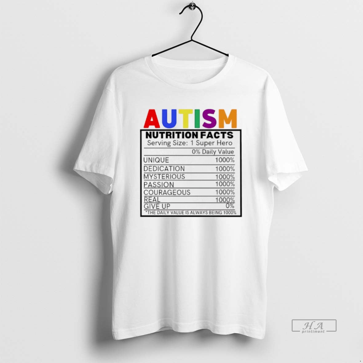 Official Autism Nutrition Facts T-Shirts, Hoodie, Sweatshirt | InkRitualCo.com