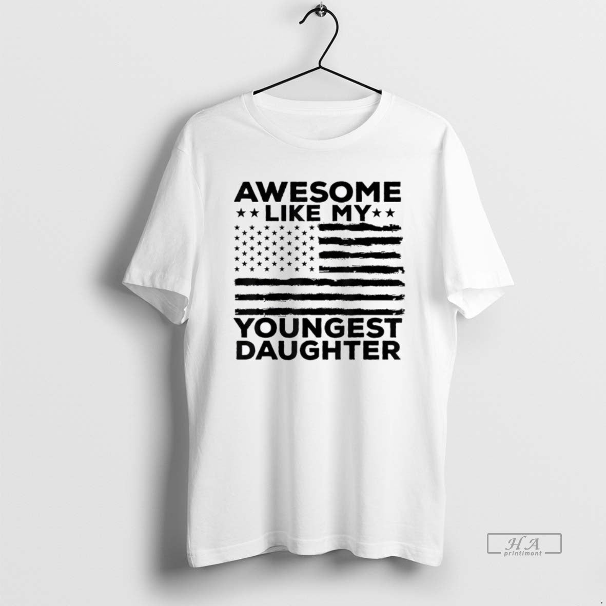 Official Awesome Like My Youngest Daughter Fathers Day Mothers Day T-Shirts, Hoodie, Sweatshirt | InkRitualCo.com