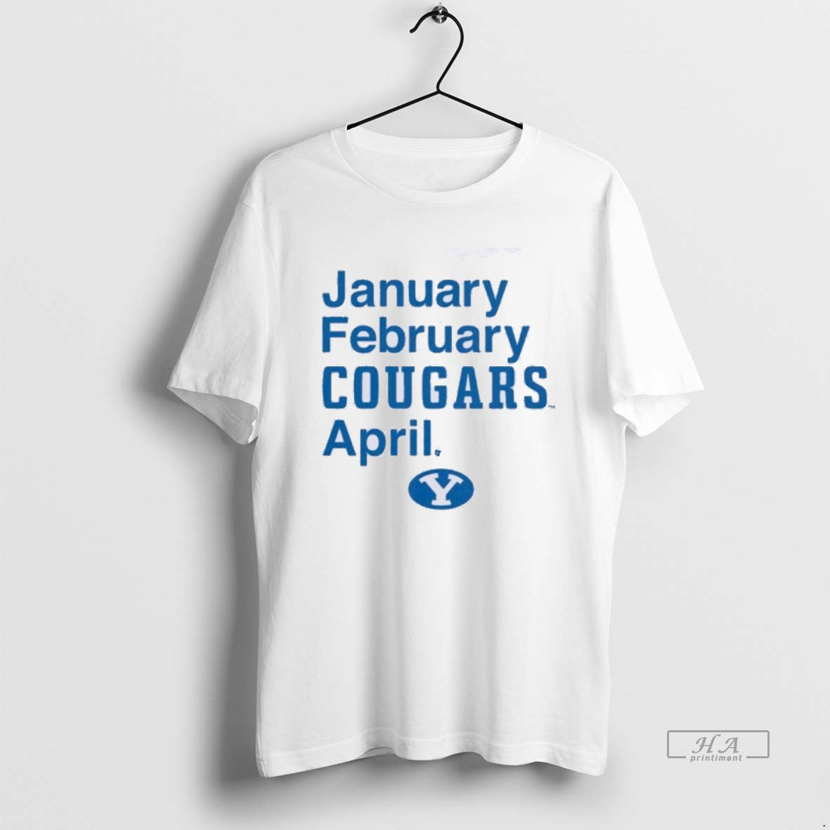 Official Byu Basketball January February Cougars April T-Shirts, Hoodie, Sweatshirt | InkRitualCo.com