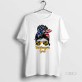 Official Baltimore Girl Messy Bun America T-Shirts, Hoodie, Sweatshirt | InkRitualCo.com