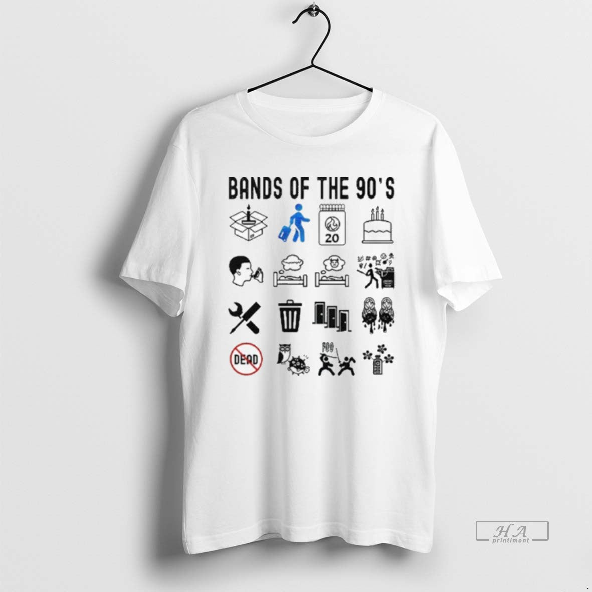 Official Bands Of The 90s T-Shirts, Hoodie, Sweatshirt | InkRitualCo.com