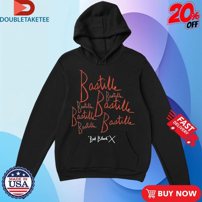 Bastille Bad Blood X Handwriting Shirts