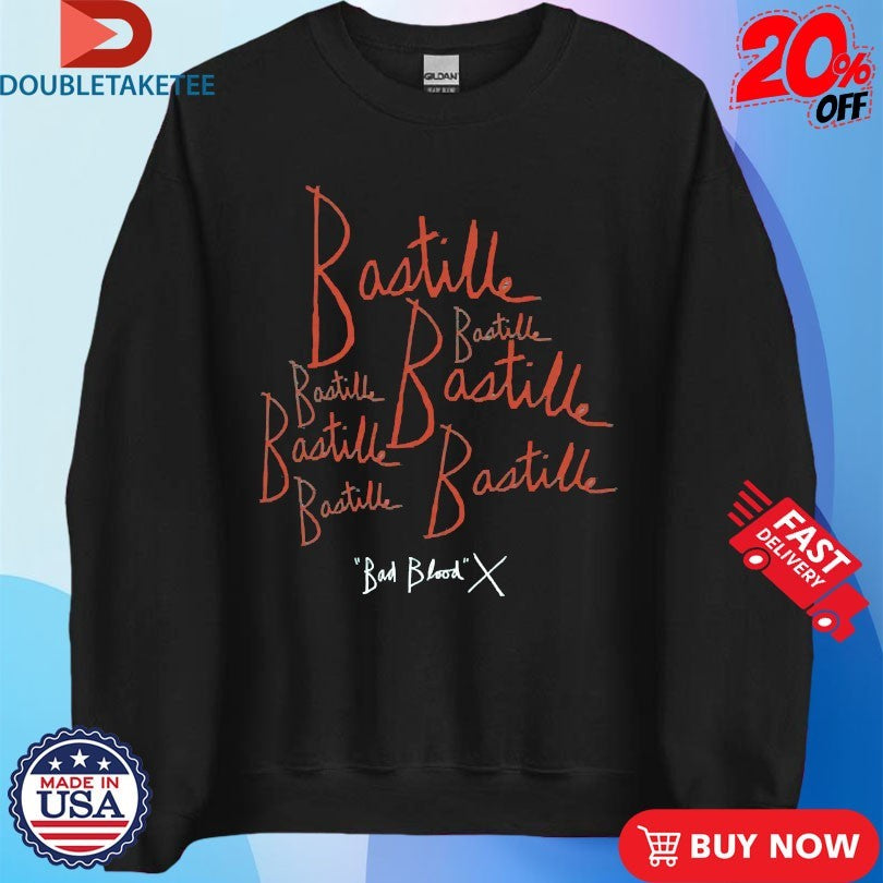 Bastille Bad Blood X Handwriting Shirts