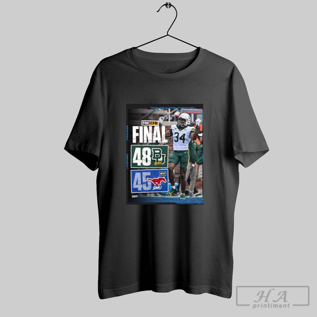 Official Baylor Bears Win 48 45 Smu Mustangs Poster T-Shirts, Hoodie, Sweatshirt | InkRitualCo.com