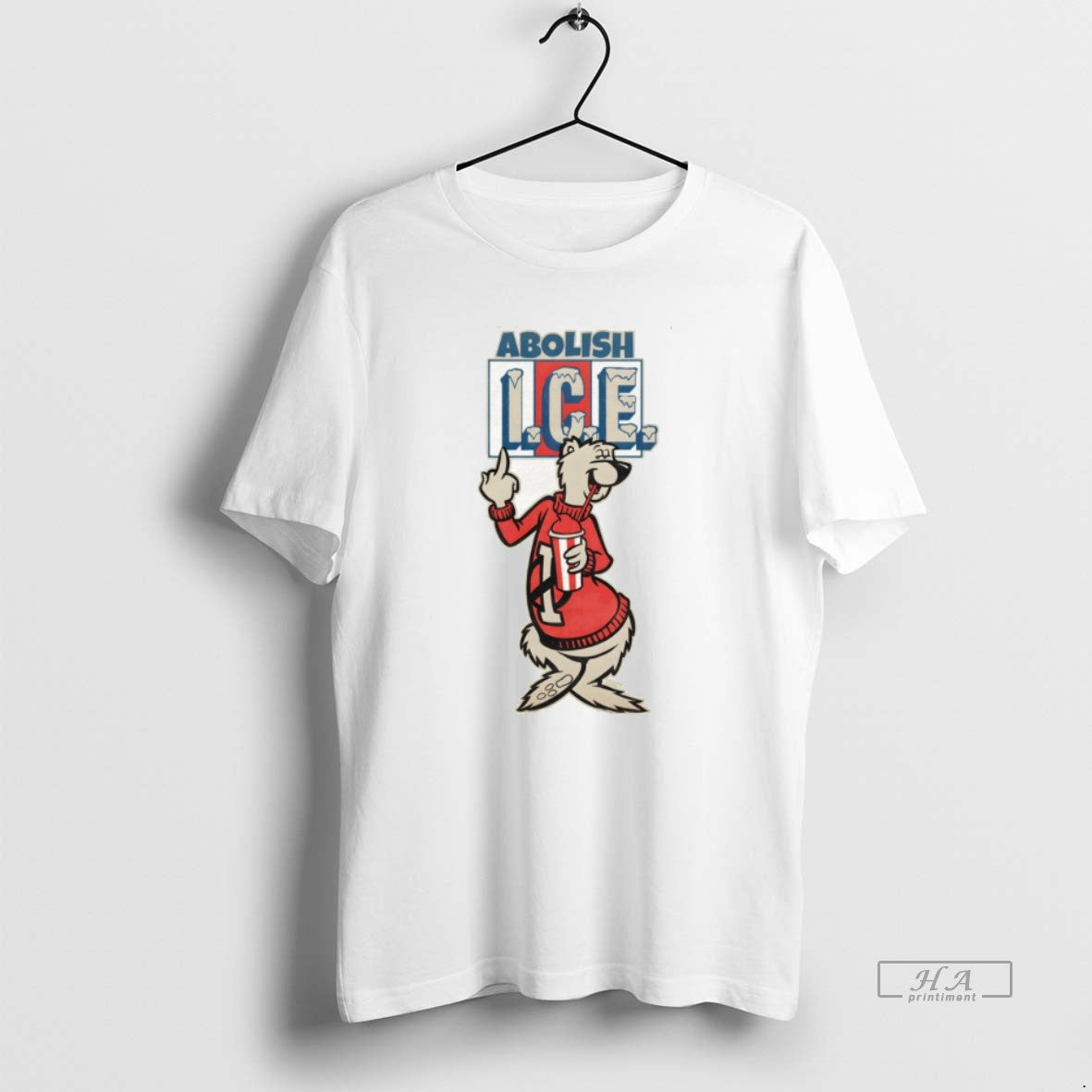Official Bears Middle Finger Abolish Ice Vintage T-Shirts, Hoodie, Sweatshirt | InkRitualCo.com