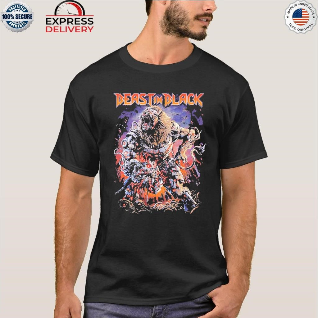 Beast In Black European Tour 2025 Cyber Apocalypse Shirt