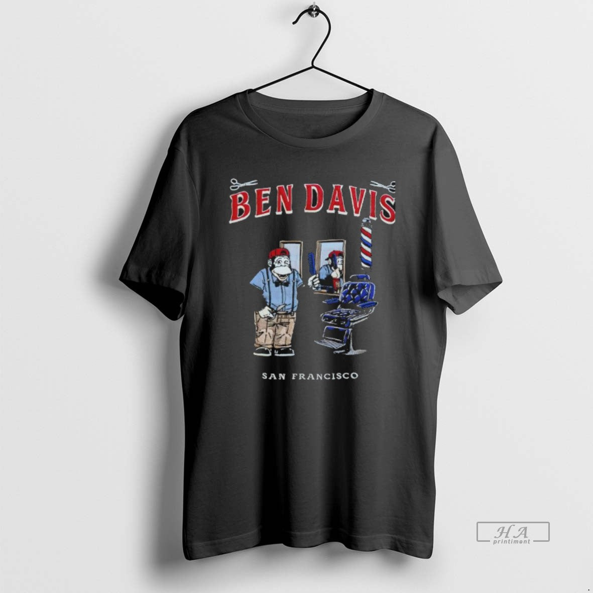 Official Ben Davis San Francisco Monkey Barber Shop Graphic T-Shirts, Hoodie, Sweatshirt | InkRitualCo.com