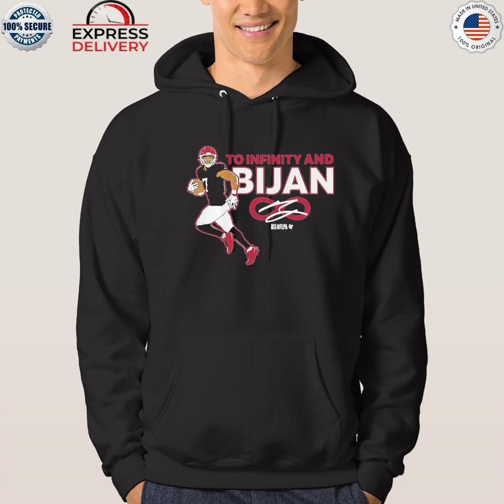 Bijan Robinson To Infinity And Bijan Shirt