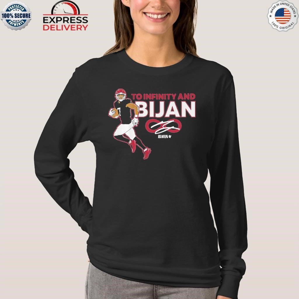 Bijan Robinson To Infinity And Bijan Shirt