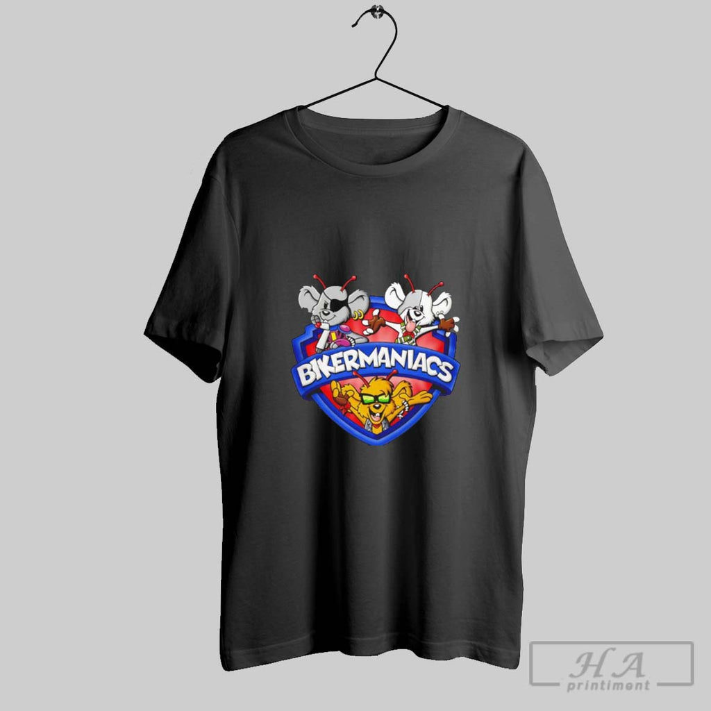 Official Bikermaniacs Cartoon Logo T-Shirts, Hoodie, Sweatshirt | InkRitualCo.com