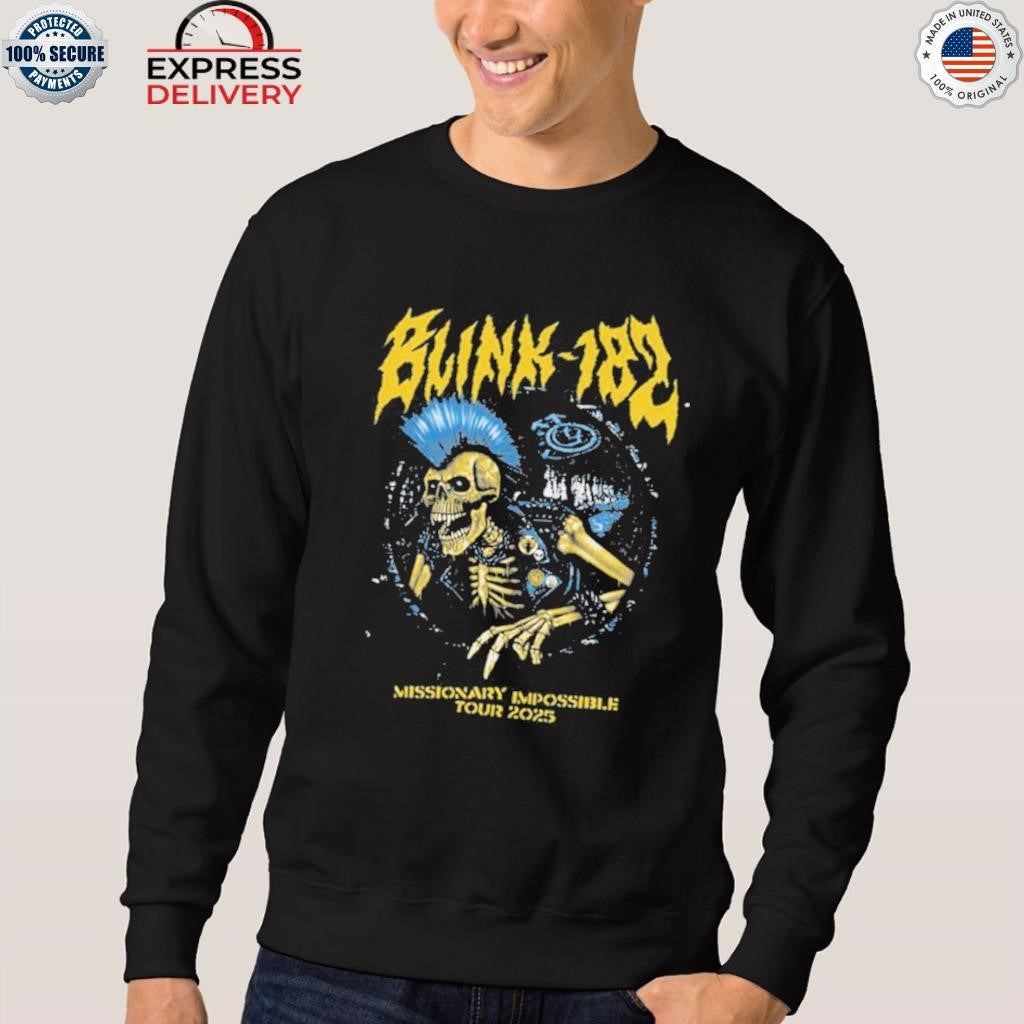 Blink-182 2025 Missionary impossible Tour Shirt