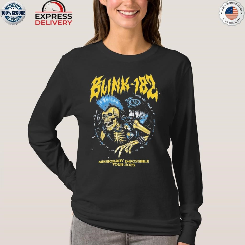 Blink-182 2025 Missionary impossible Tour Shirt