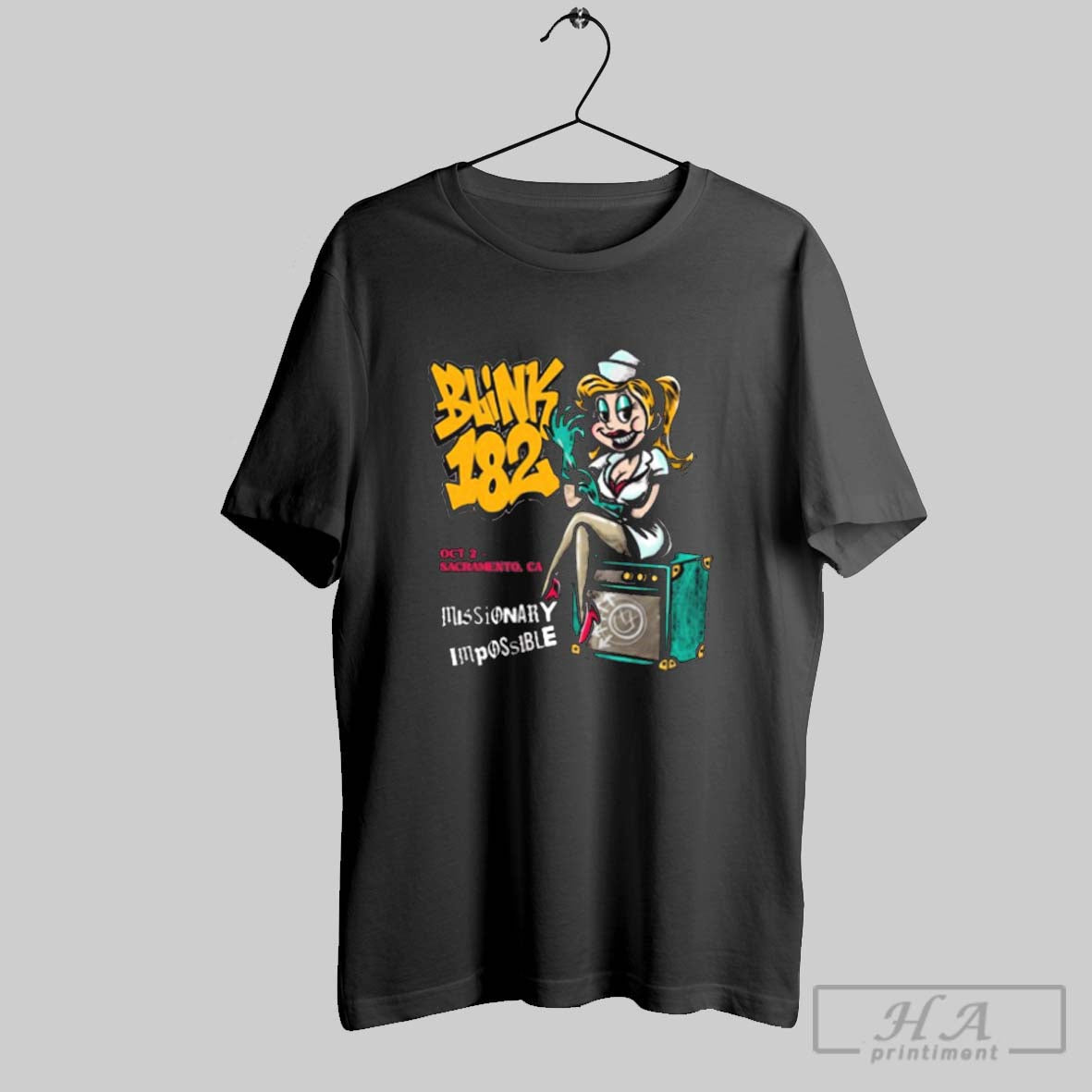 Official Blink 182 Missionary Impossible Aftershock Festival In Sacramento Ca October 2 2025 T-Shirts, Hoodie, Sweatshirt