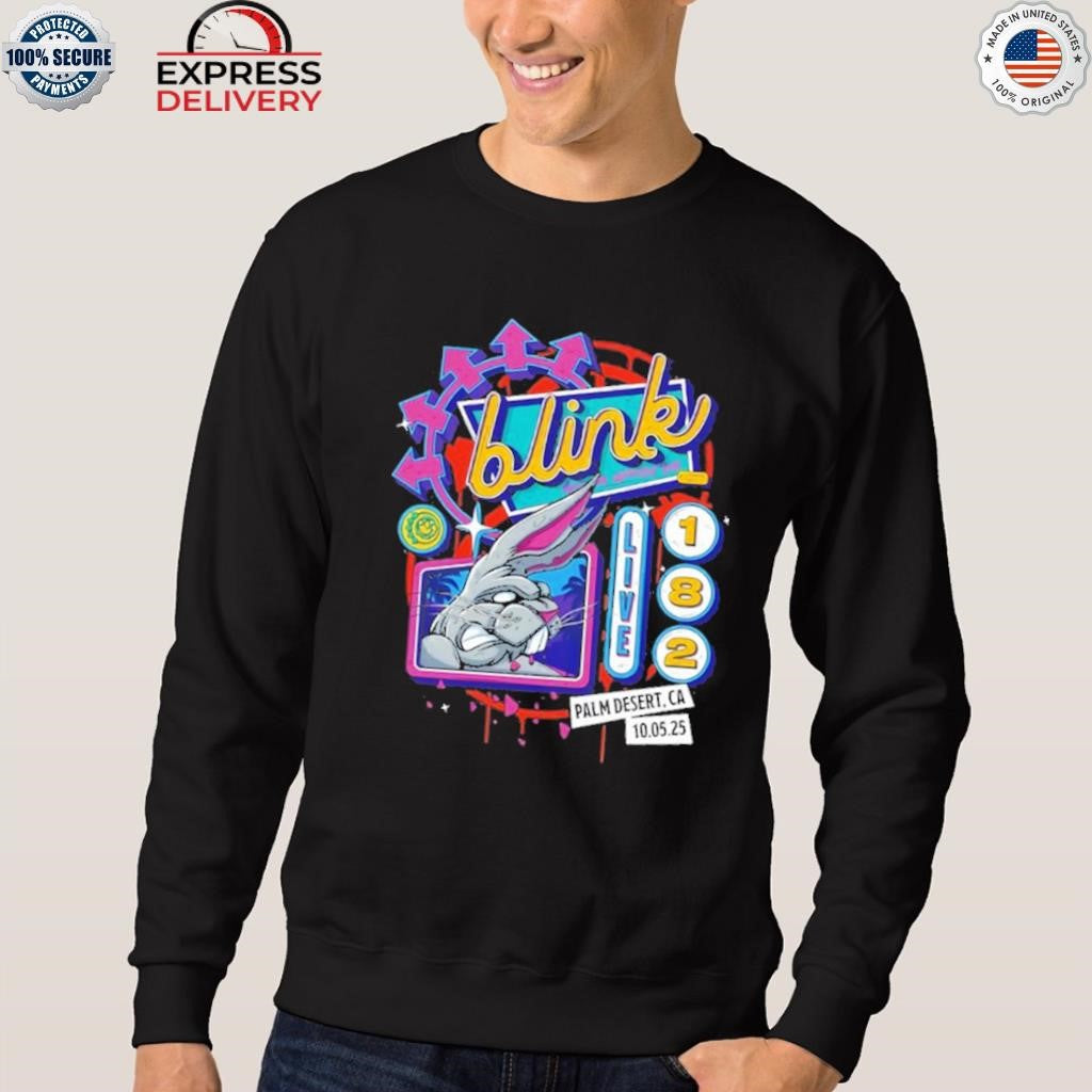 Blink-182 Oct 10 2025 Palm Desert, CA Event Shirt