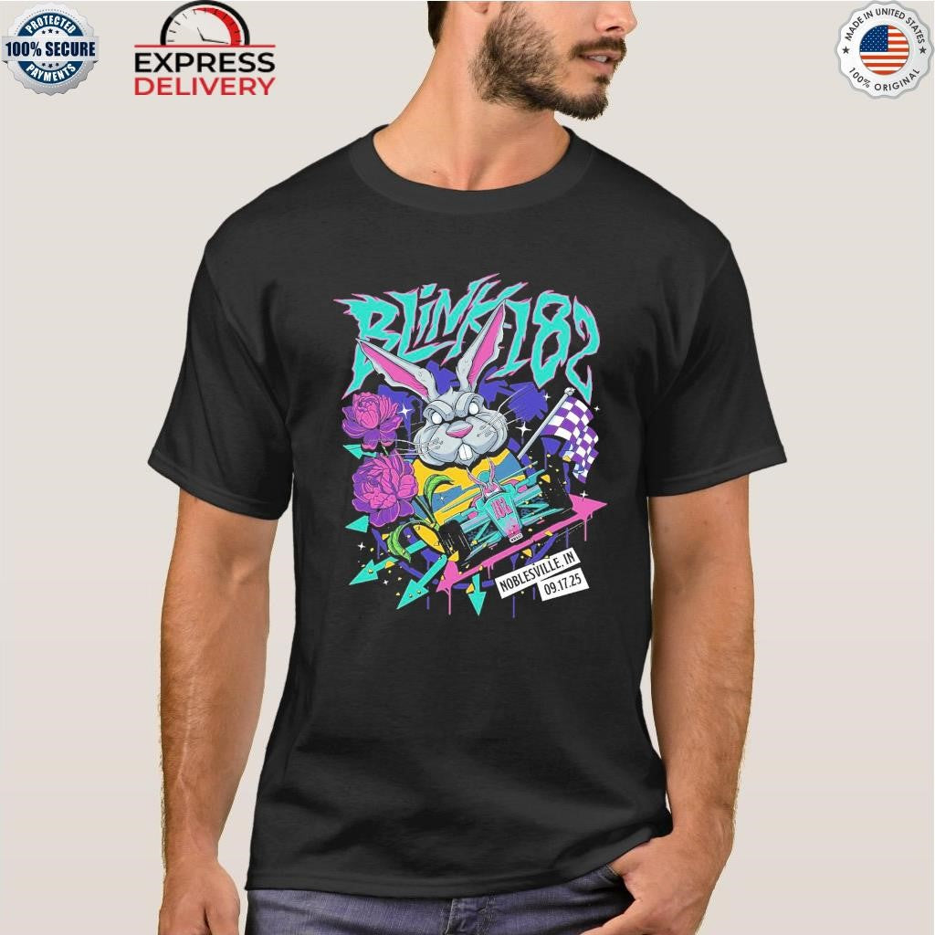 Blink 182 Sep 17 2025 Ruoff Music Center Noblesville IN Tour Shirt
