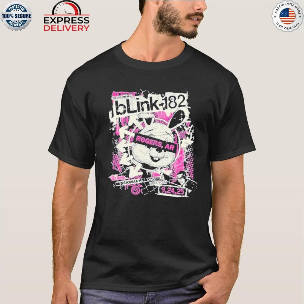 Blink-182 Walmart Arkansas Music Pavilion Rogers AR Sept 24 2025 Shirt
