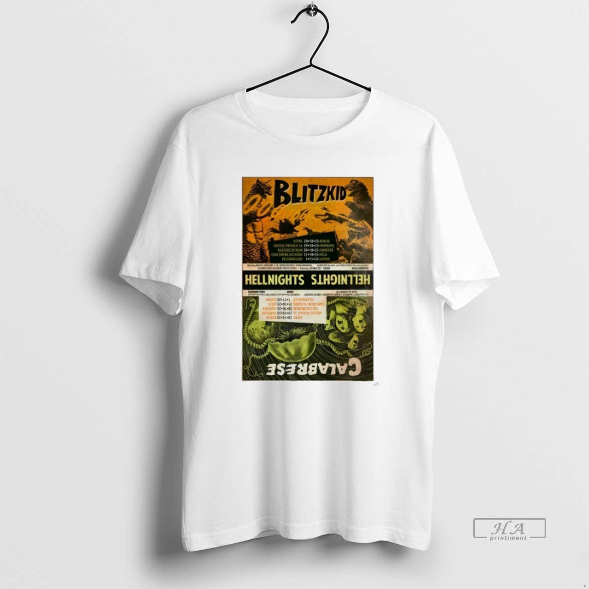 Official Blitzkid And Calabrese Hellnights Tour 2025 T-Shirts, Hoodie, Sweatshirt | InkRitualCo.com