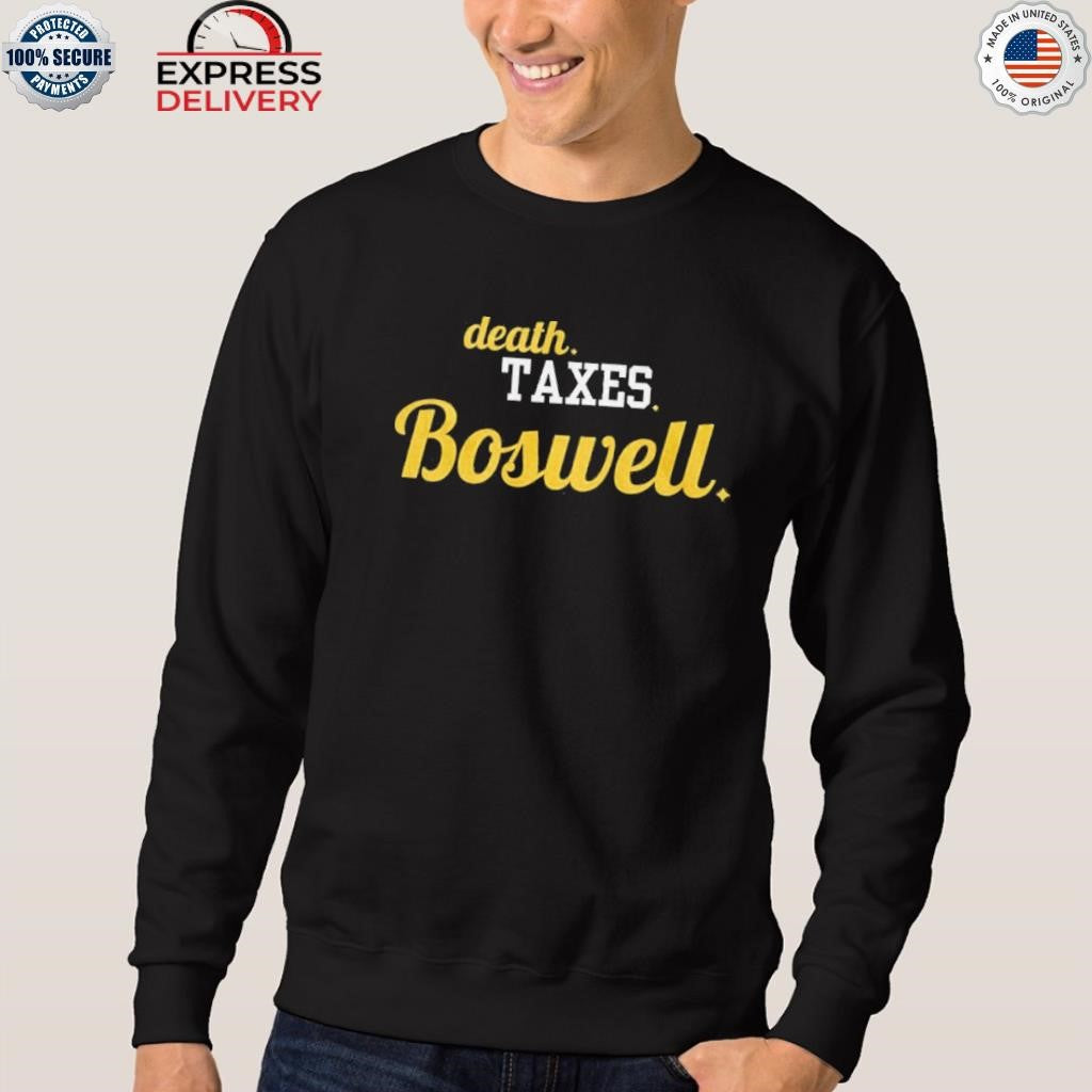 Boswell Guaran Pittsburgh Football Death Taxes Boswell Shirt
