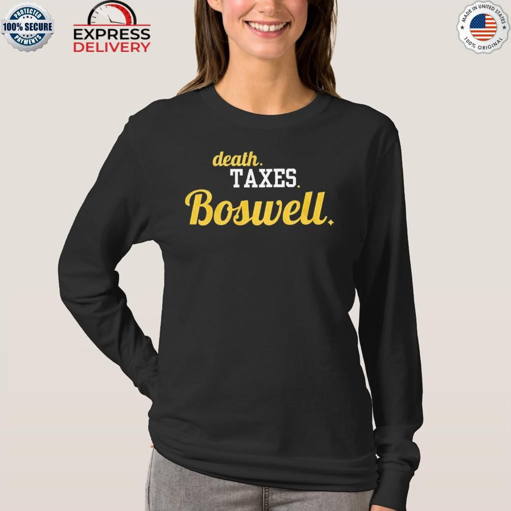 Boswell Guaran Pittsburgh Football Death Taxes Boswell Shirt